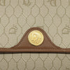 Christian Dior Vintage Honeycomb Flap Crossbody Bag Coated Canvas