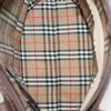 Secondhand Burberry Handle Tote Brown Leather Accessories