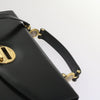 Versace Vintage Convertible Medusa Top Handle Bag Leather