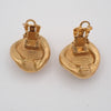 Secondhand Chanel Vintage Round Clip-On Earrings Metal with Faux