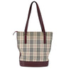 Secondhand Burberry Nova Check Tote canvas check pattern