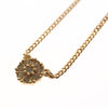 Secondhand Christian Dior CD Pendant Necklace Gold-plated