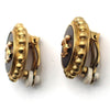 Secondhand Chanel Vintage Round CC Clip-On Earrings