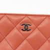 Secondhand Chanel Classic Double Pocket Zip Pouch Quilted