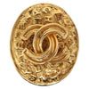 Secondhand Chanel Vintage CC Oval Clip-On Earrings