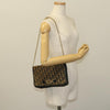 Christian Dior Vintage Trotter Shoulder Bag Canvas