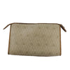 Secondhand Christian Dior Vintage Honeycomb Zip Pouch Canvas and