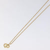Secondhand Christian Dior CD Pendant Necklace Gold-plated