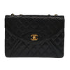 Secondhand Chanel Vintage Two Tone Envelope Flap Bag Quilted