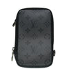 Louis Vuitton Double Phone Pouch Reverse Monogram Eclipse Canvas