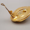 Secondhand Chanel Vintage Round Clip-On Earrings Metal with Faux