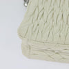 Miu Miu Crystal 2way Pouch Matelasse Leather