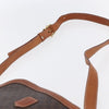 Celine Vintage Macadam Shoulder Bag Canvas and Leather