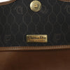 Christian Dior Vintage Honeycomb Flap Crossbody Bag Coated Canvas