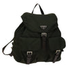 Secondhand Prada Vela Double Front Pocket Backpack Tessuto with Saffiano