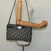 Christian Dior Vintage Trotter Shoulder Bag Canvas