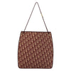 Christian Dior Vintage Trotter Shoulder Bag Canvas