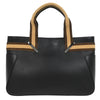 Secondhand Gucci Web Handbag Leather wih