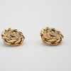 Secondhand Chanel Vintage CC Round Clip-On Earrings