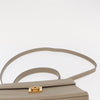 Salvatore Ferragamo Gancini Top Handle Flap Bag Leather