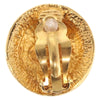 Secondhand Chanel Vintage 31 Rue Cambon Round Clip-On Earrings