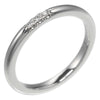 Secondhand Tiffany & Co. Forever Band Ring Platinum with Diamonds