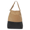 Celine Bicolor Drawstring Cabas Tote Leather