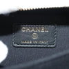 Chanel Lacquered Metal CC Zip Around Card Holder on Chain Quilted Lambskin