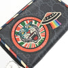 Secondhand Gucci Night Courrier Bifold Wallet GG Coated Canvas with Applique