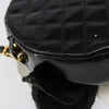 Secondhand Chanel Vintage Camellia Round Evening Bag Lambskin and