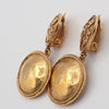 Secondhand Chanel CC Lion Head Drop Earrings
