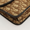 Christian Dior Vintage Trotter Shoulder Bag Canvas