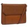 Burberry Vintage Flap Crossbody Bag Leather