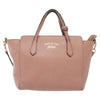 Secondhand Gucci Swing Tote Pink Leather Bags