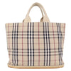 Burberry Nova Check Tote canvas check pattern