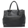 Secondhand Prada Front Pocket Wing Convertible Tote Vitello Daino