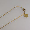 Secondhand Christian Dior CD Pendant Necklace Gold-plated