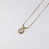 Secondhand Christian Dior CD Pendant Necklace Gold-plated