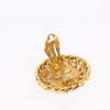 Secondhand Chanel Vintage Round Clip-On Earrings Metal with Faux