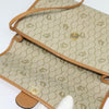 Secondhand Christian Dior Vintage Honeycomb Flap Crossbody Bag Canvas and