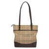 Secondhand Burberry Nova Check Tote canvas check pattern