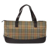 Secondhand Burberry Nova Check Handbag Nova Check Canvas and