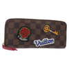 Secondhand Louis Vuitton Clemence Wallet Limited Edition Patches Damier