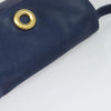Secondhand Celine Circle logo Navy Leather Bags