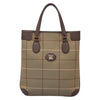 Secondhand Burberry Nova Check Tote Canvas and