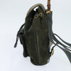 Gucci Vintage Bamboo Backpack Suede