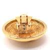 Secondhand Chanel Vintage CC Round Button Clip-On Earrings
