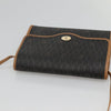 Christian Dior Vintage Honeycomb Flap Crossbody Bag Coated Canvas