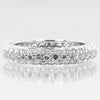 Secondhand Cartier Mimi Full Pave Band Ring Platinum with Diamonds