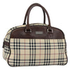 Burberry Nova Check Bowling Bag Canvas